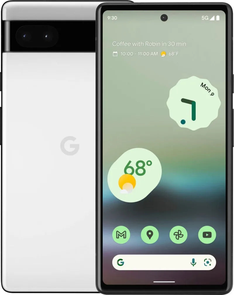 Google Pixel 6A 6GB RAM 128GB ROM 6.1" NFC Octa Core Google Tensor Original Unlocked 5G Cell Phone