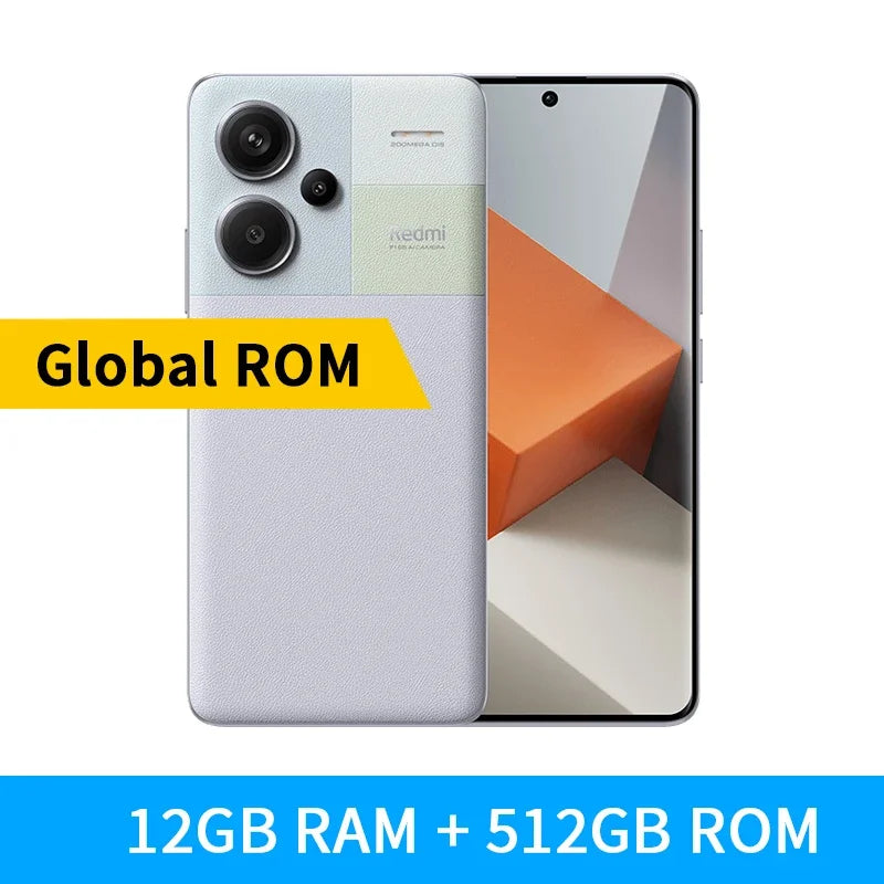 Xiaomi Redmi Note 13 Pro+ Plus Global ROM 256GB 512GB Smartphone 5G Dual SIM NFC 200MP OIS Camera 1.5K Curved Screen MIUI 14