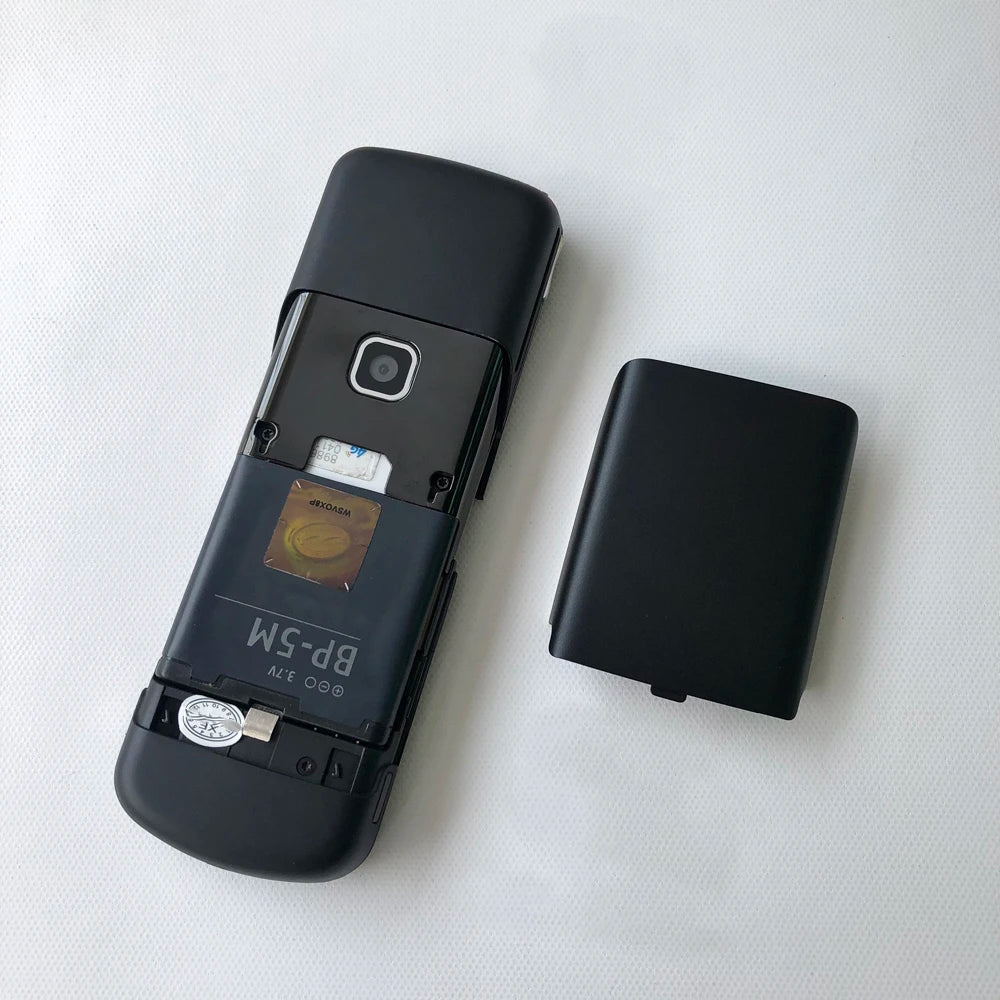 Original 8600 Luna Refurbished Mobile Cell Phone Unlocked GSM Quad-Band Arabic Russian Hebrew Keyboard, Made on 2007 in Germany