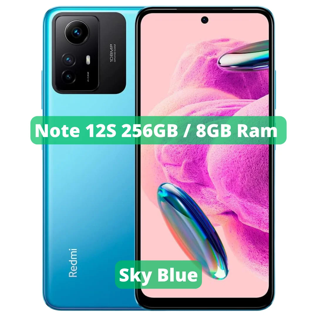 Xiaomi Redmi Note 12S 256GB 8GB Ram Versão Global | Smartphone 4G , ROM Global , Câmera 108MP , Carregador 18W