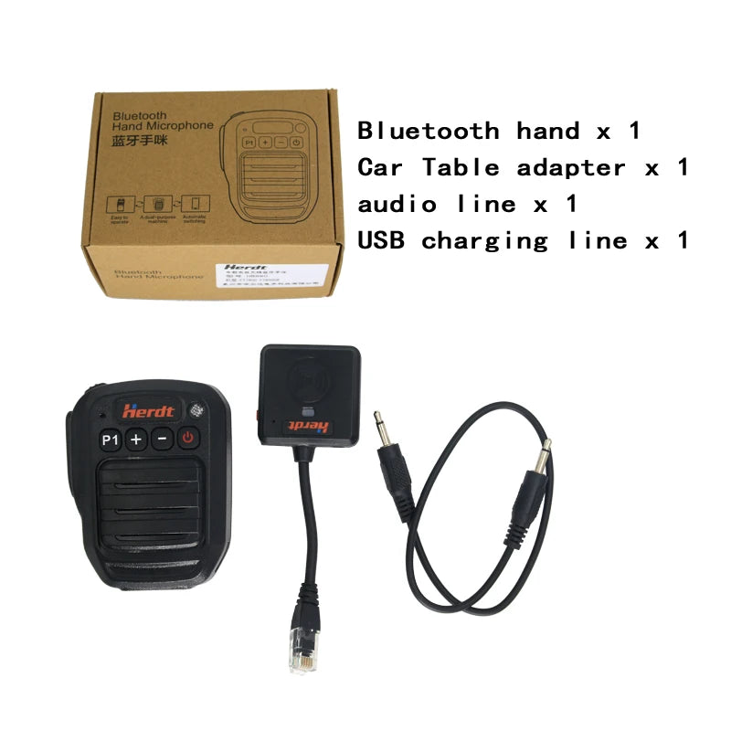 ميكروفون لاسلكي بتقنية البلوتوث من XIERDE مناسب لميكروفون IC-2720 IC-2725E IC-2820 IC-208H المحمول باليد مع خاصية التحدث بتقنية البلوتوث