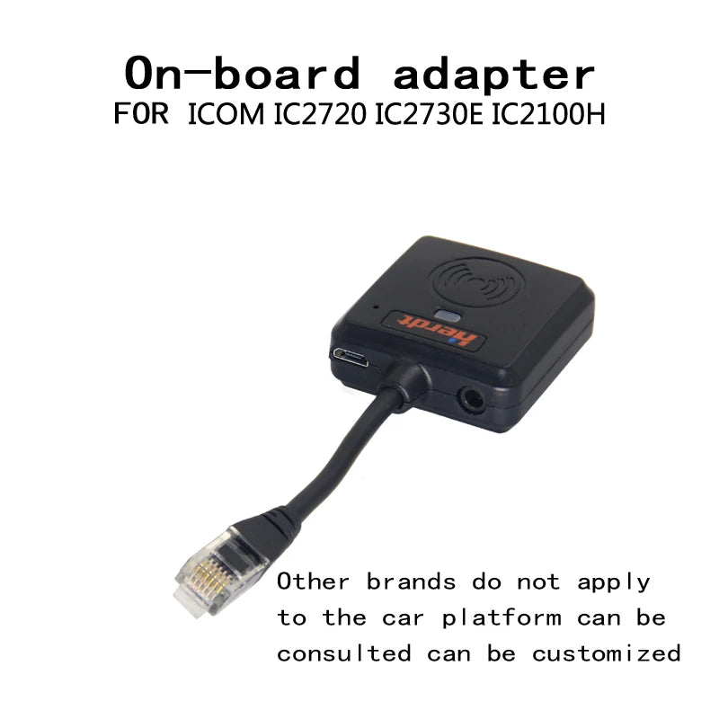 XIERDE Wireless Bluetooth Microphone Suitable for  IC-2720 IC-2725E IC-2820 IC-208H  Head Handheld Microphone Bluetooth speak