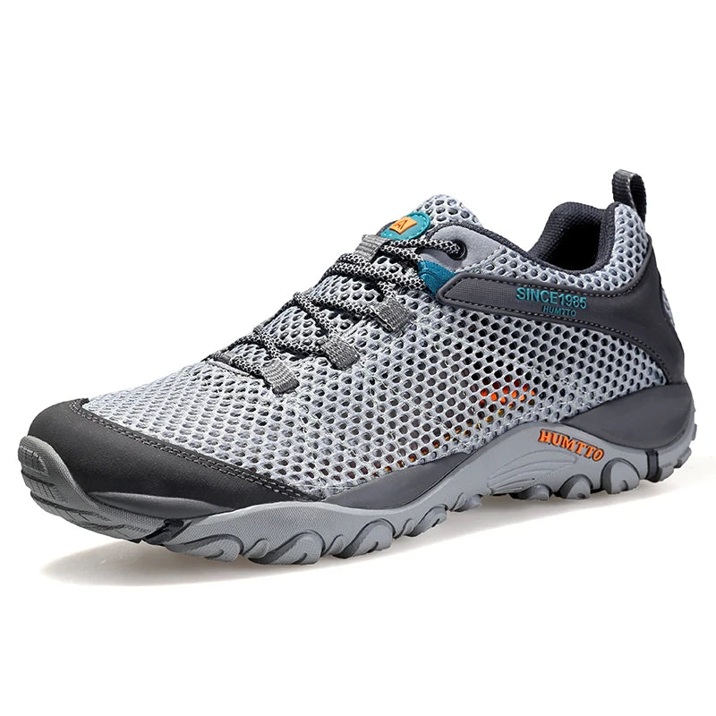 HUMTTO Summer Non-leather Casual Shoes for Men Fashion Men's Sports Shoes Breathable Luxury Designer Outdoor Black Mens Sneakers