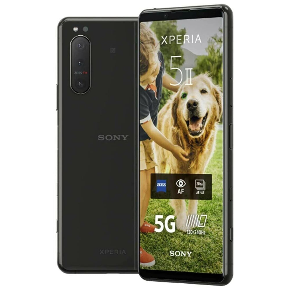 Sony Xperia 5 II 5ii 5G XQ-AS52/AS72 128GB/256GB ROM Dual Sim 6.1" Snapdragon865 Octa Core Triple Cameras 8GB Unlocked Cellphone