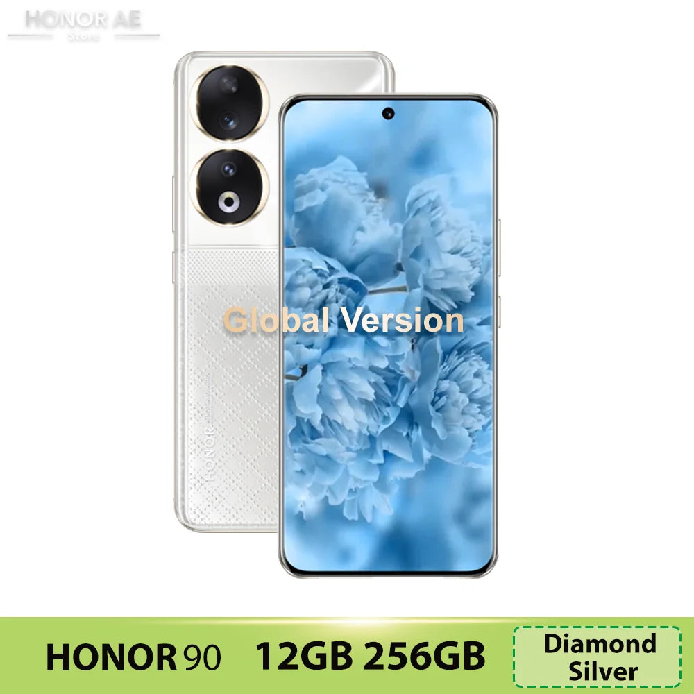 Global Version HONOR 90 5G 200MP Ultra-Clear Camera Snapdragon 7 Gen 1 5000mAh Battery Life 66W Supercharger 120Hz