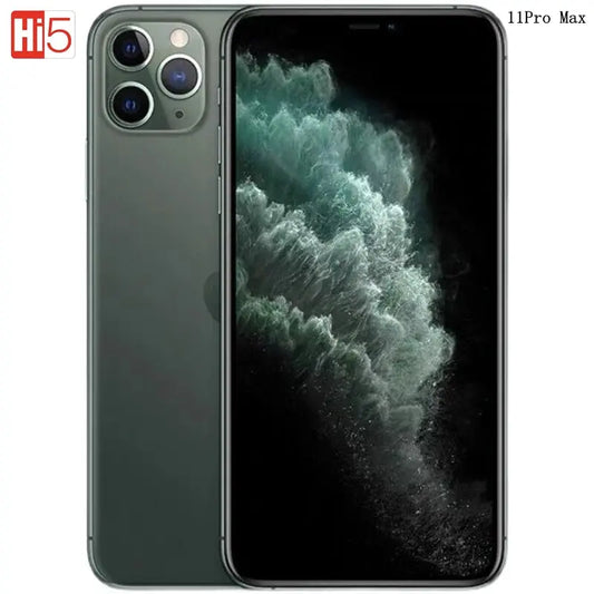 Apple iPhone 11 Pro Max 6.5" 4GB RAM 64/256/512GB ROM A13 IOS 4G LET 12MP Original Unlocked Smart Phone 11PM
