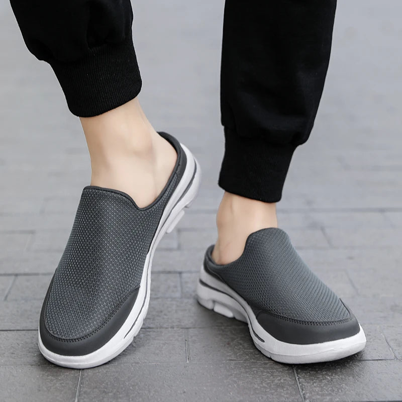 Loafer Men Summer Shoes Men Comfortable Fashion Walking Footwear Plus Size 35-47 platform slippers Sneakers Men Casual Shoes