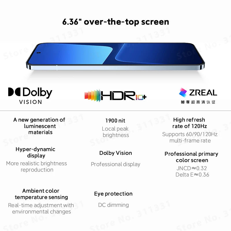 Xiaomi Mi 13 Global ROM Snapdragon 8 Gen 2 Cellphone 120Hz OLED Screen 50MP Leica Camera 67W Fast Charger IP68 MIUI 14