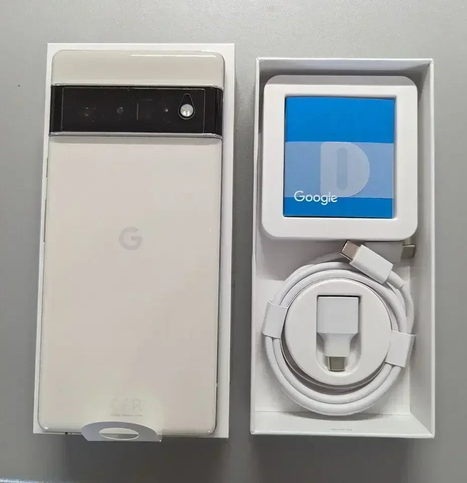 Google Pixel 6 Pro Cell Phone 128GB/256 ROM 12GB RAM Mobile 6.71" Smartphone Triple 50MP&48MP&12MP NFC +Case/Screen Protector