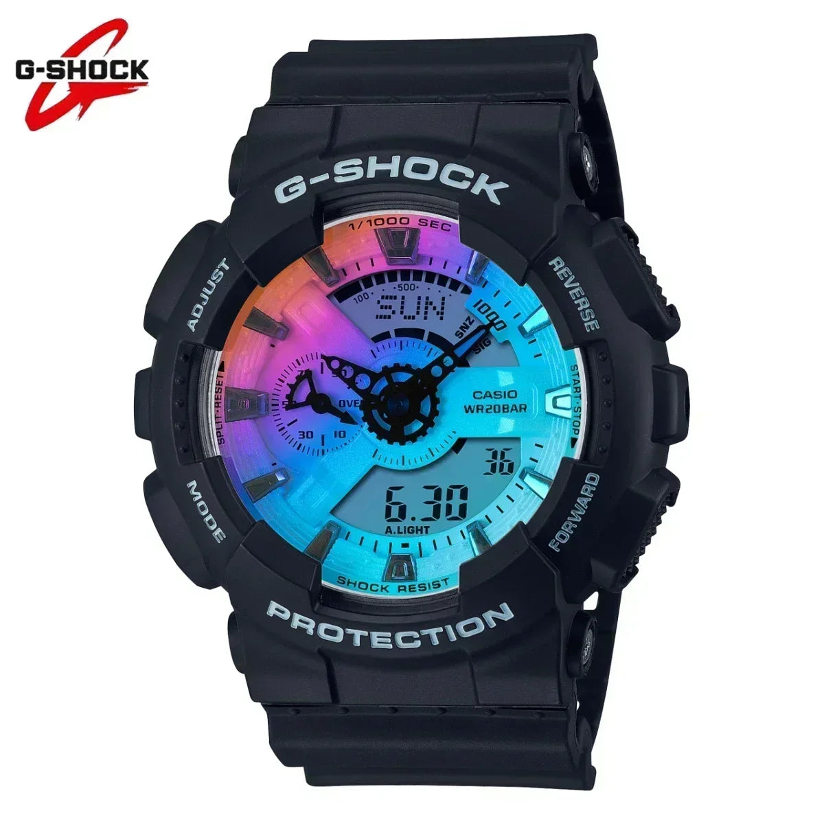 GA Watch Men's and Women's of Sports Electronic LED Multi 110 Functional Luxury Brand Watch