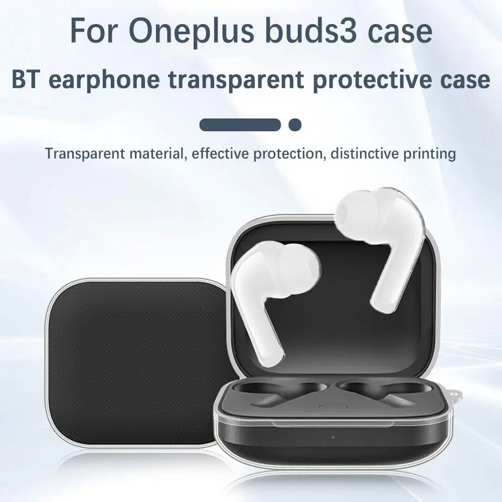 Wireless Earphone Protective Cover For Oneplus Buds 3 Dustproof Shockproof Housing Washable Anti Dust TPU Case Sleeve