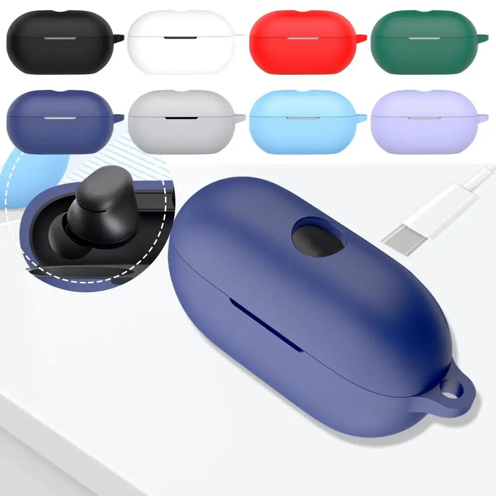 For 2024 Buds Shockproof Wireless Earphone Washable Cover Housing Dust Soft Anti Impact-resistant Sleeve E3w7