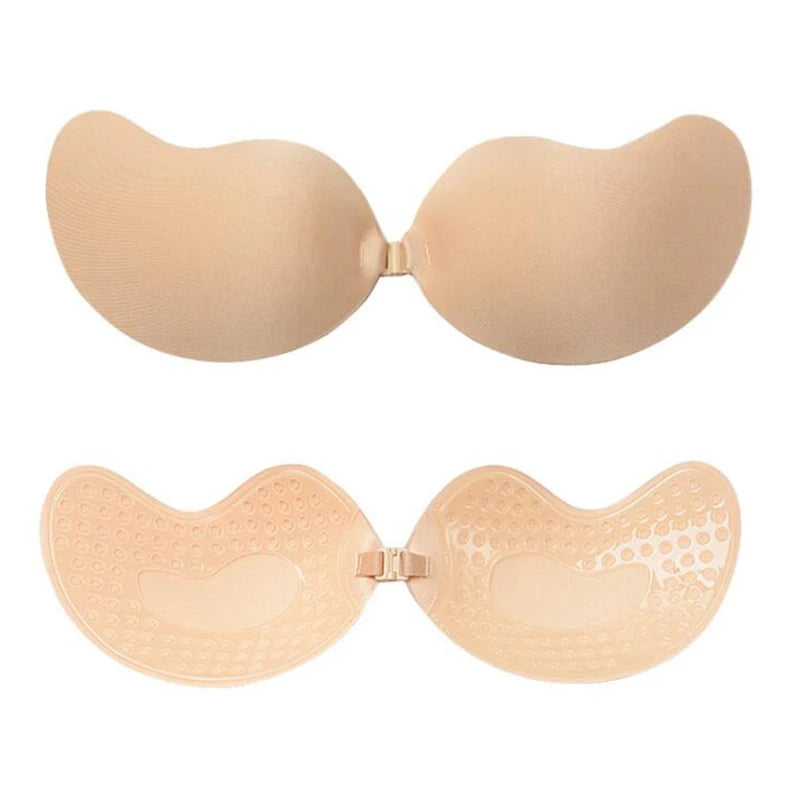 Silicone Self-Adhesive Nipple Cover Women Invisible Push Up Bra Nipples Bikini Instant Bust Lifter Bra Stickers Female Lingerie