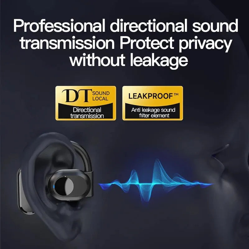 سماعات رأس لاسلكية مع ميكروفون وخاصية التوصيل العظمي وإلغاء الضوضاء للقيادة من Audifonos