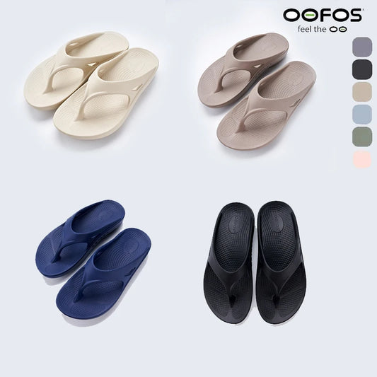 OOFOS fashion Sandals - Lightweight Recovery Shoes Slippers Men Women Soft Bottom Indoor Home Slides Sandals Light Beach Shoe