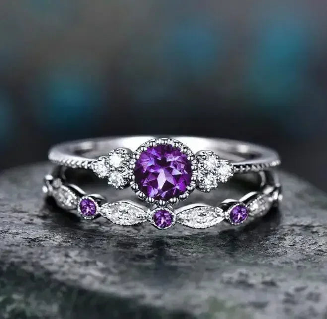 Delysia King  2-piece set of rings