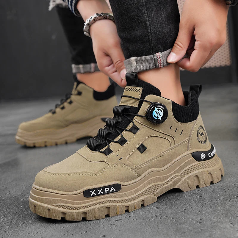 CYYTL Mens Boots Shoes Winter Casual Leather Cowboy Chelsea Tactical Combat Outdoor Hiking Ankle Sneakers Designer Luxury Tennis
