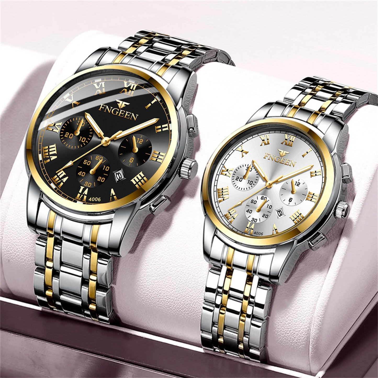 Couple Watch Man woman Luxury Brand Thin Full Mesh Simple Elegant Waterproof Watch Couple Lovers Quartz Business Wristwatch gift