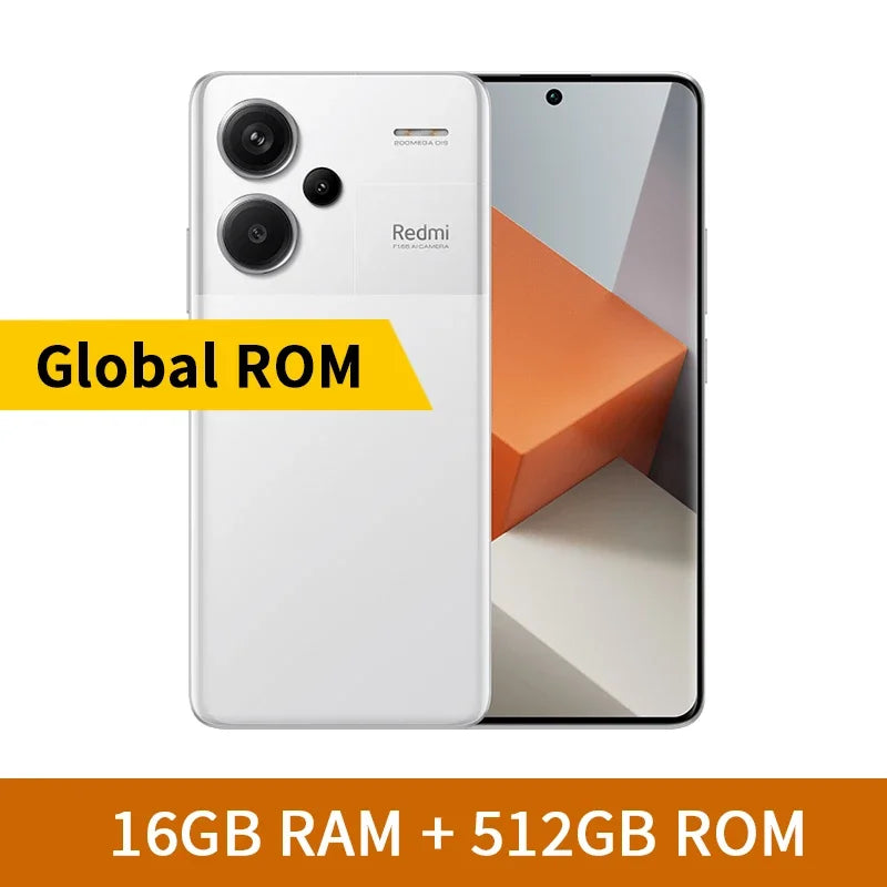 Xiaomi Redmi Note 13 Pro+ Plus Global ROM 256GB 512GB Smartphone 5G Dual SIM NFC 200MP OIS Camera 1.5K Curved Screen MIUI 14