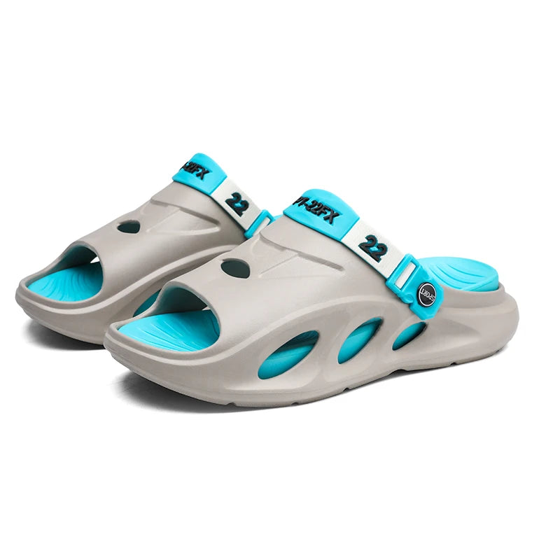 New Style Summer Men Slippers EVA Mans Flip Flops Outdoor Beach Sandals Young Fashion Men's Sandals Thick Bottom Non-slip Shoes