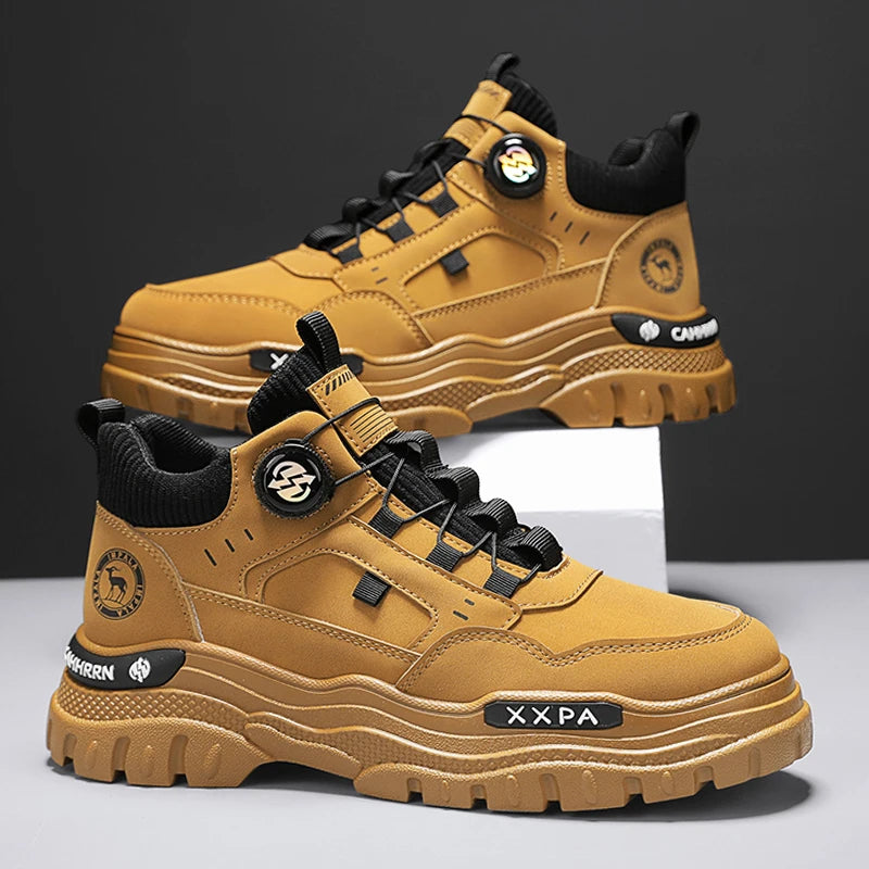 CYYTL Mens Boots Shoes Winter Casual Leather Cowboy Chelsea Tactical Combat Outdoor Hiking Ankle Sneakers Designer Luxury Tennis