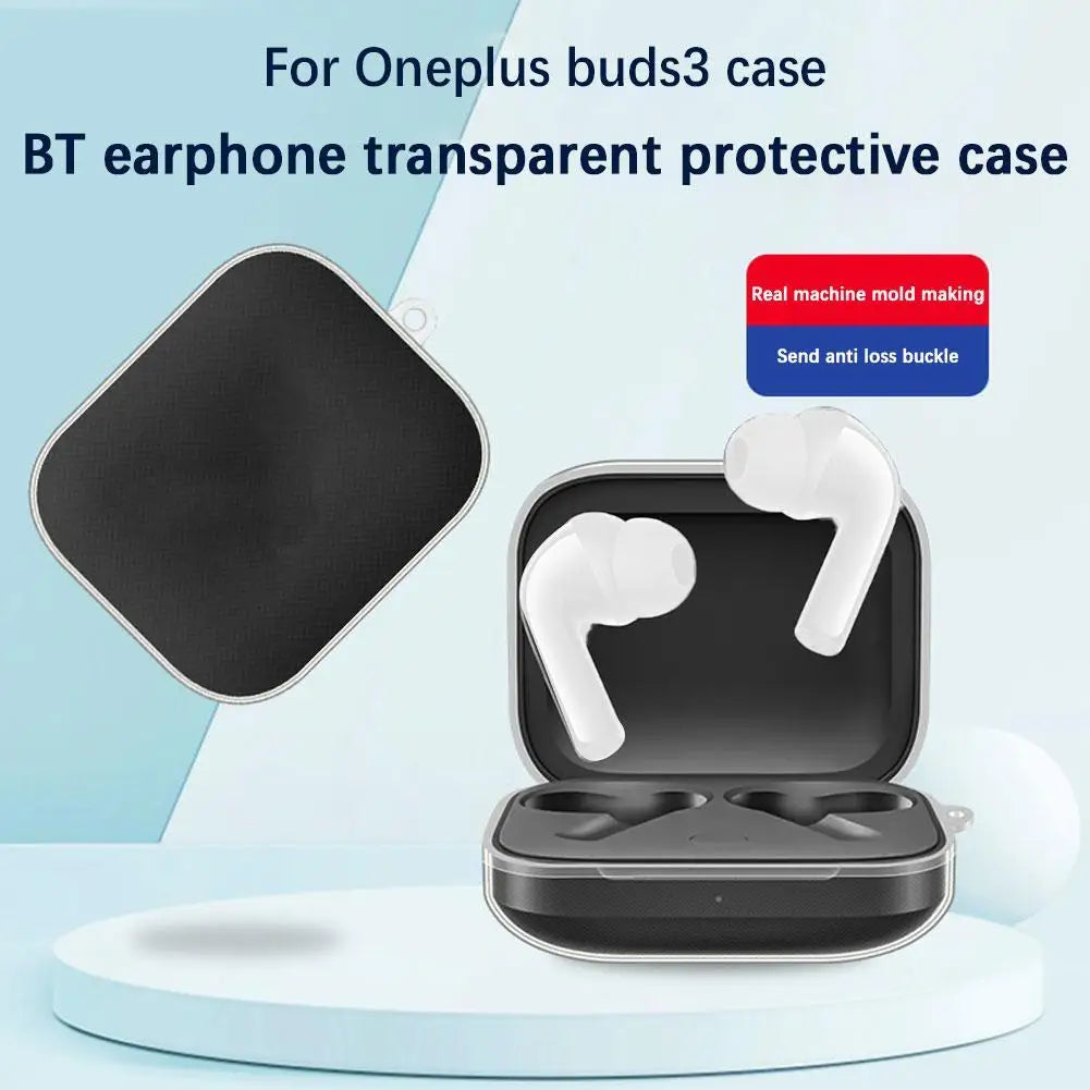 Wireless Earphone Protective Cover For Oneplus Buds 3 Dustproof Shockproof Housing Washable Anti Dust TPU Case Sleeve