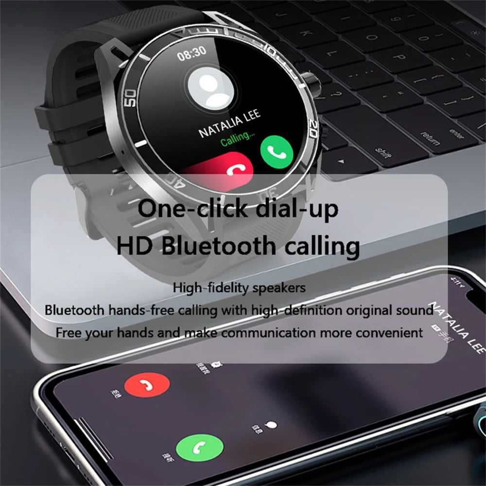 KAIMORUI Amoled Smart Watch Bluetooth Call blood pressure Monitor Fitness Tracker Men Women Smartwatch For Android ios Phone