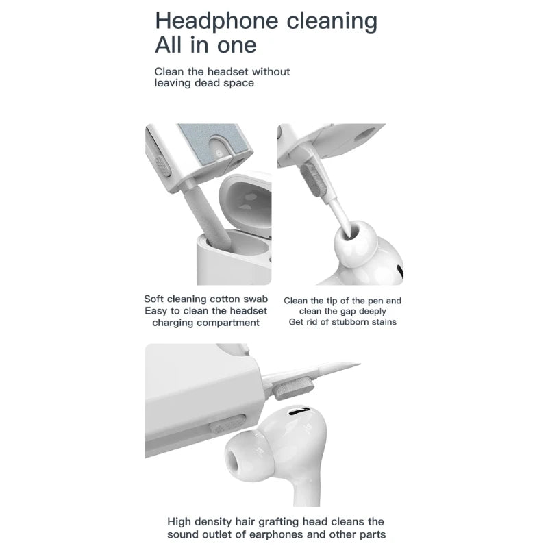 Multifunctional Wireless Earphones Cleaner Brush Keyboards Earbud sCleaning Pen Dropship