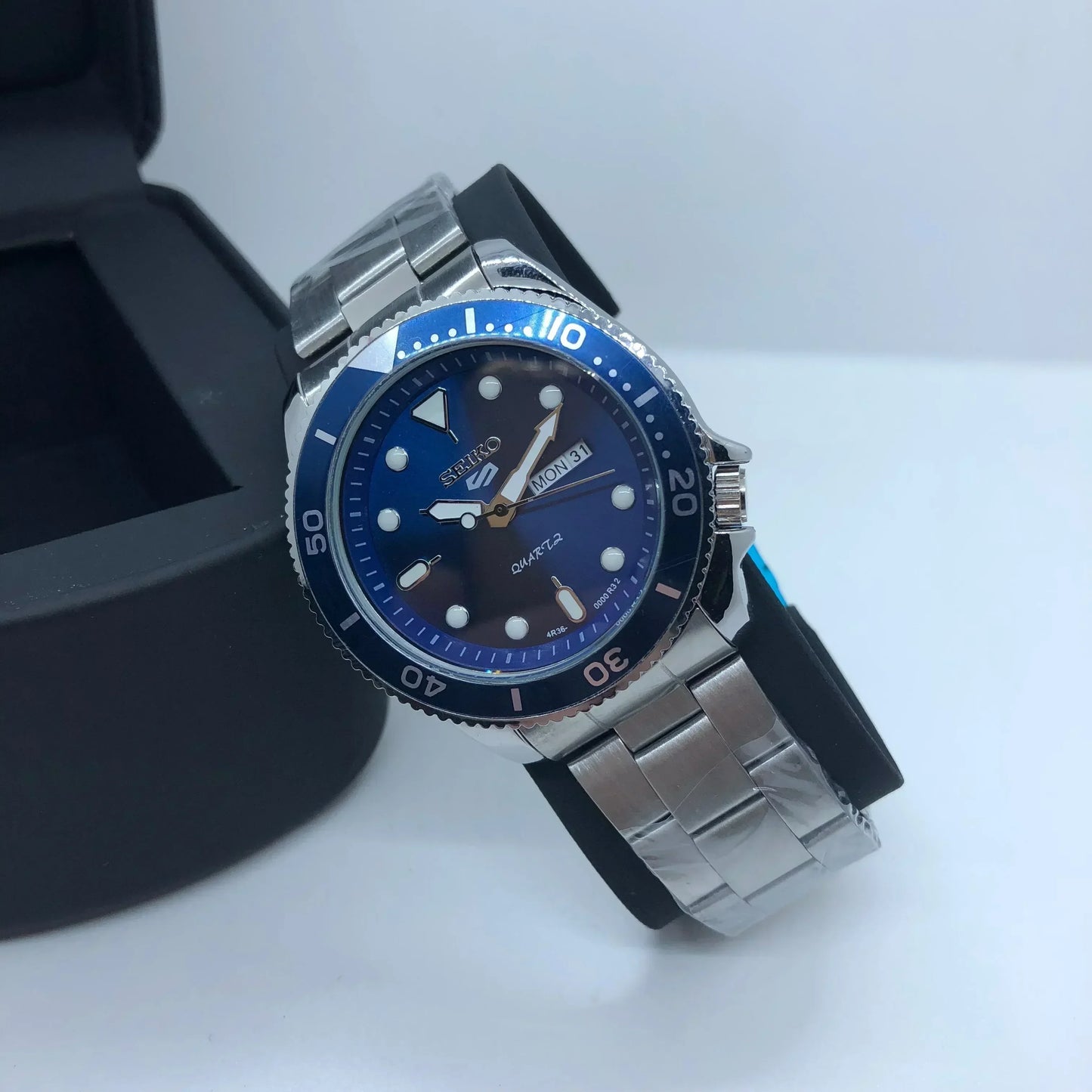 Original SEIKO SRPD53K1 Series Men Watches Top Brand Watch Calendar Business Luxury Upscale Steel Band Rotatable Wristwatches