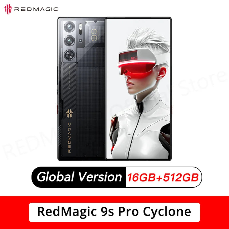 Global Version RedMagic 9s Pro 5G Gaming Phone 6.8" Snapdragon 8 Gen3 Leading Version 6500mAh 80W Charge 50MP NFC