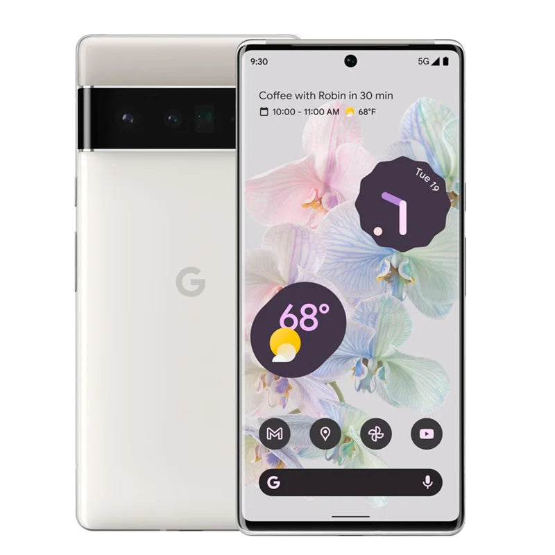 Google Pixel 6 Pro 6Pro 6.71" 12GB RAM 128/256/512GB ROM NFC Octa Core Google Tensor Original Unlocked 5G Smartphone