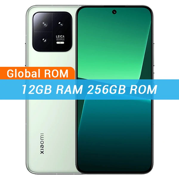 Xiaomi Mi 13 Global ROM Snapdragon 8 Gen 2 Cellphone 120Hz OLED Screen 50MP Leica Camera 67W Fast Charger IP68 MIUI 14