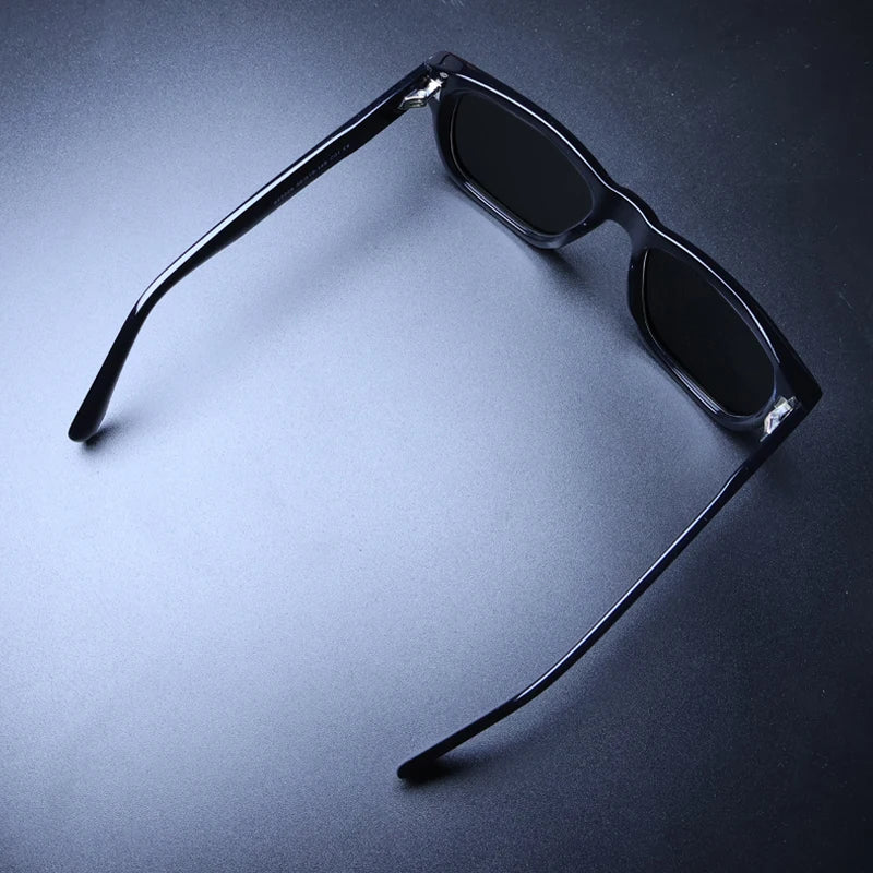Vintage Polarized Acetate Sunglasses Men Handmade Quality Retro Designer UV400 Sunglasses Women Luxury Brand Big Face Eyewear