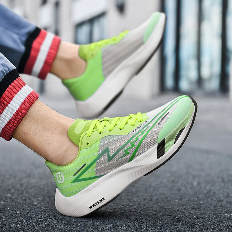 Sneaker Men New Full Palm Carbon Plate Running Shoes Marathon Racing Non-slip Shock-absorbing Sports Shoes Women Training Shoes