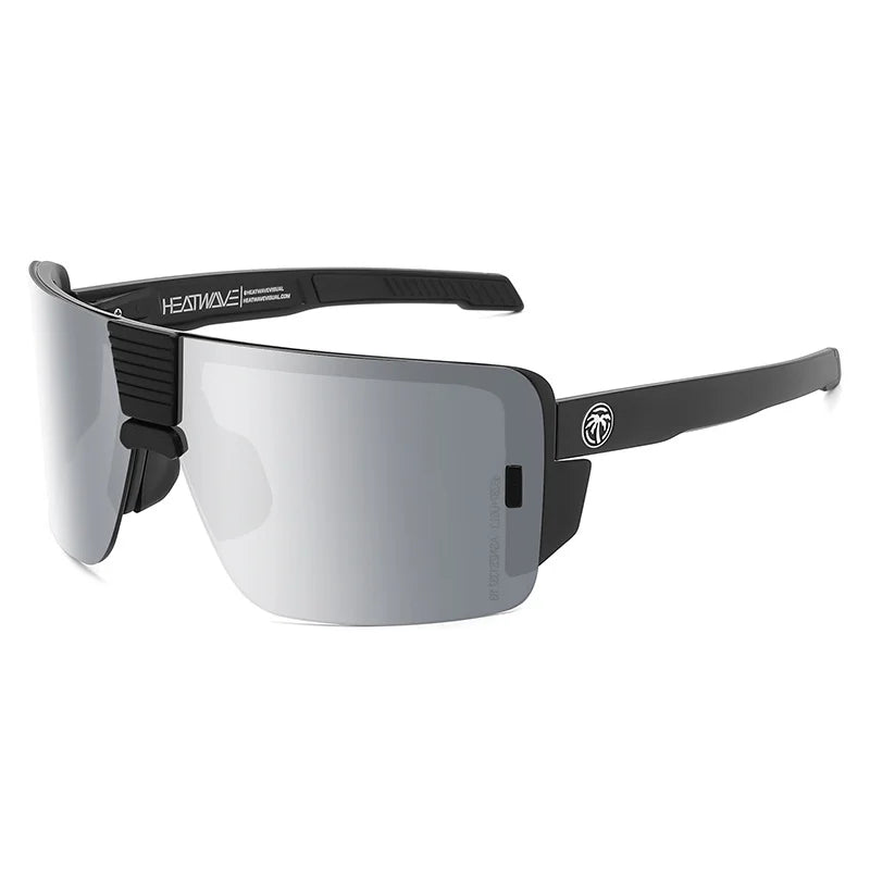 2024 New Heat wave Brand VECTOR Extra Large Men's Outdoor Sports Bike Windproof Sunglasses Fashion Women's Tone