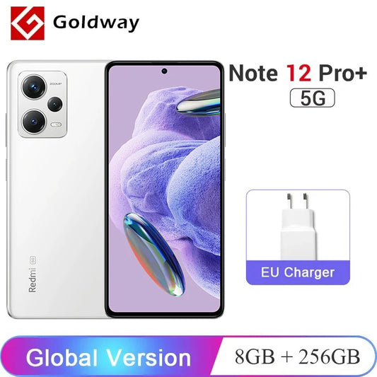 Global Version Xiaomi Redmi Note 12 Pro+ Plus 5G Phone 6.67'' 120Hz Refresh Rate Screen 120W Hyper Charge 5000mAh Battery Life