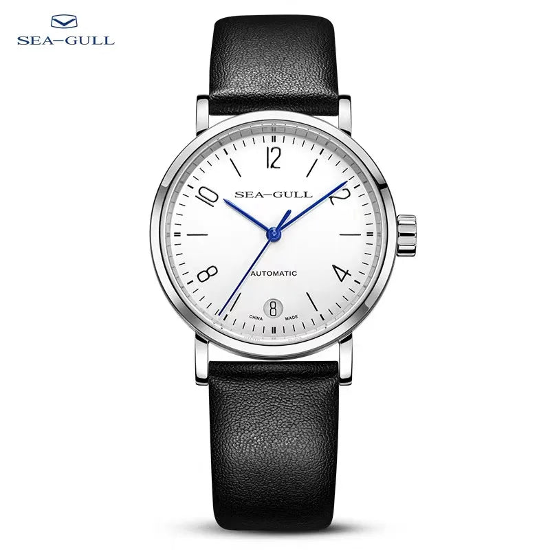 2023 Seagull Men's Automatic Mechanical Watch Official Authentic Bauhaus Business Casual Mechanical Wristwatch 819.17.6091