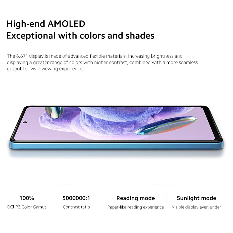 Global Version Xiaomi Redmi Note 12 Pro+ Plus 5G Phone 6.67'' 120Hz Refresh Rate Screen 120W Hyper Charge 5000mAh Battery Life
