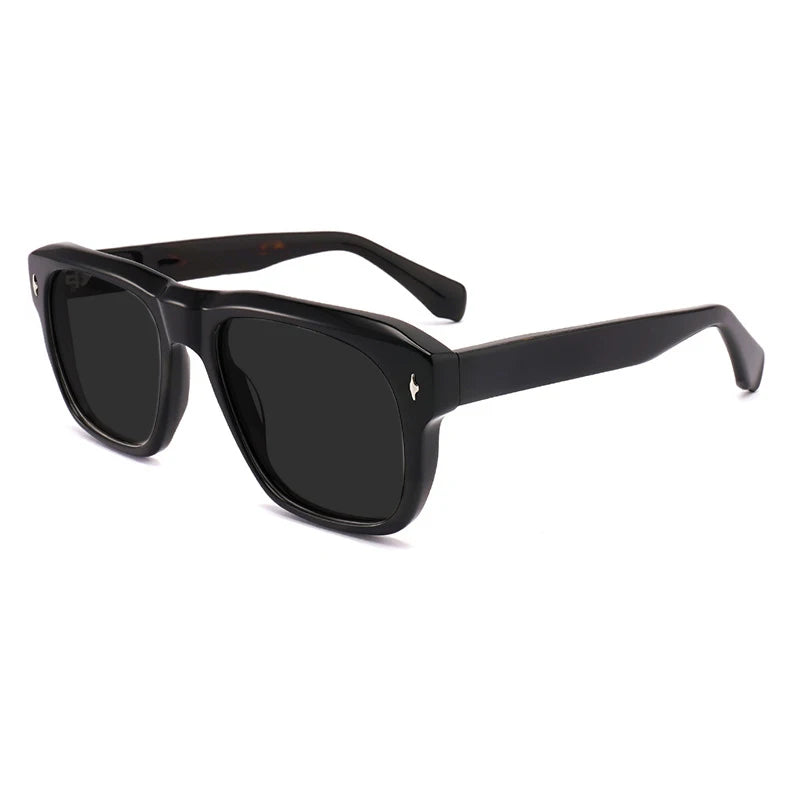 Vintage Polarized Acetate Sunglasses Men Handmade Quality Retro Designer UV400 Sunglasses Women Luxury Brand Big Face Eyewear