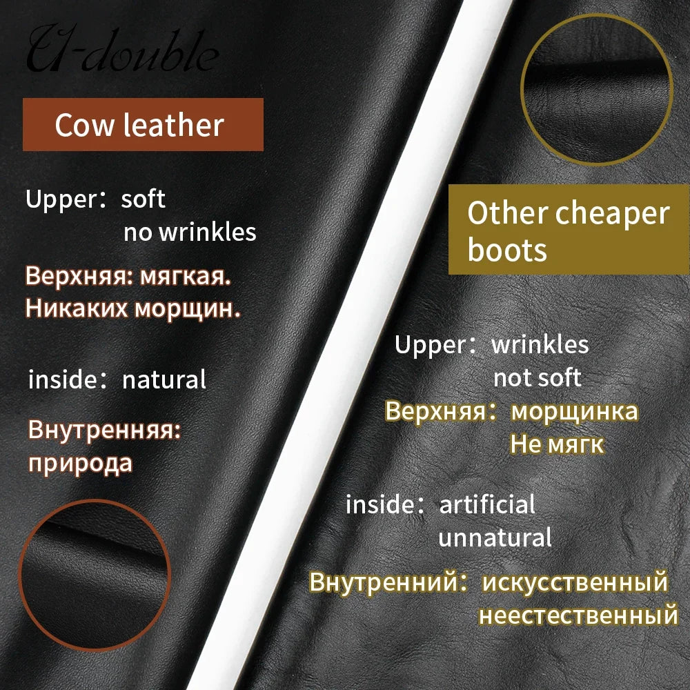U-DOUBLE Spring Shoes Women British Style 2022 New Thick-soled College Style Casual Loafers Genuine Leather Fashion Shoes Girls