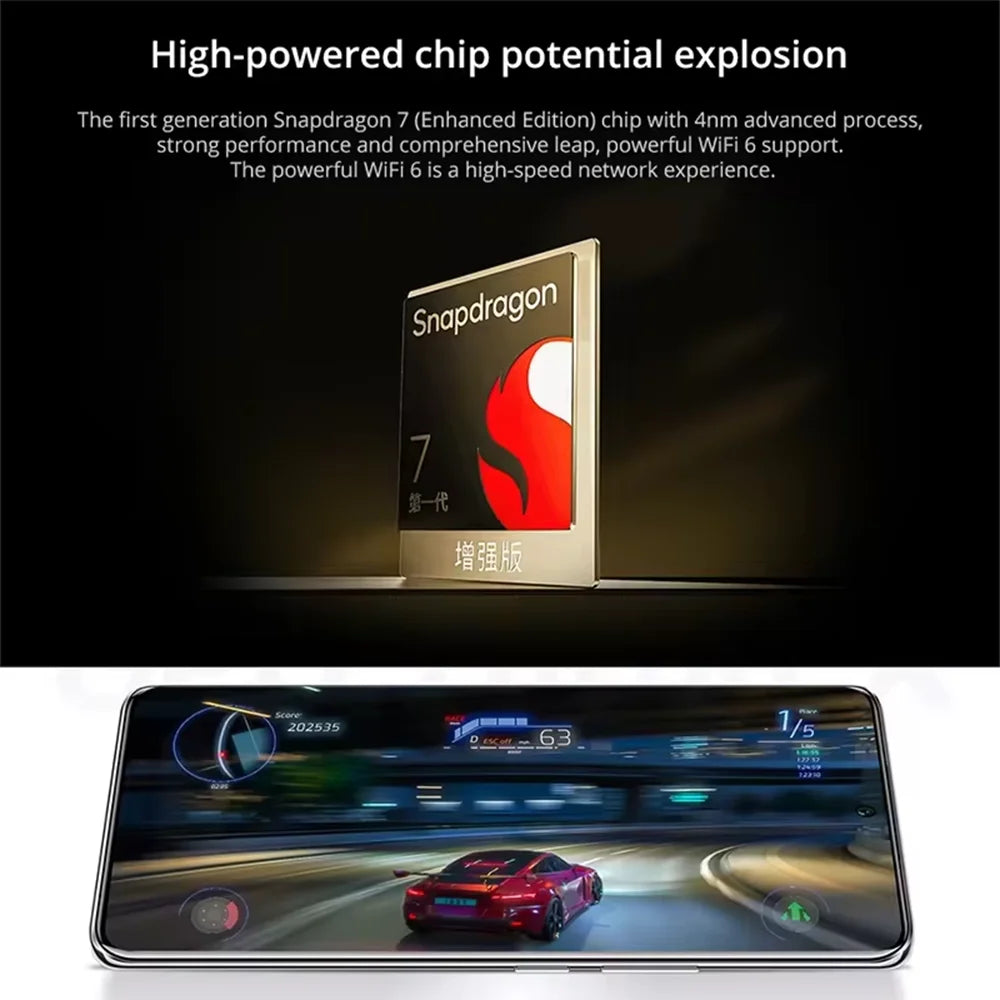 Global Version HONOR 90 5G 200MP Ultra-Clear Camera Snapdragon 7 Gen 1 5000mAh Battery Life 66W Supercharger 120Hz