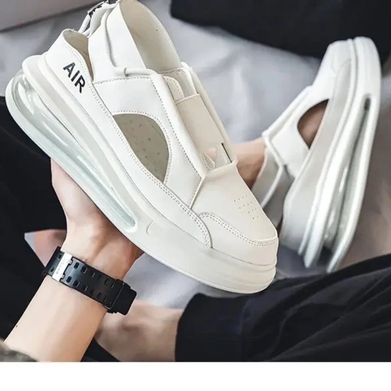 Men's Sandals Summer Leather Sandals Holiday Outdoor Casual Shoes Beach Sandalias Zapatos Hombre Chaussure Homme