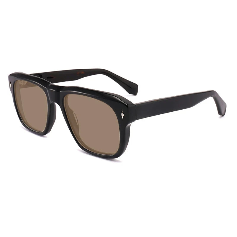 Vintage Polarized Acetate Sunglasses Men Handmade Quality Retro Designer UV400 Sunglasses Women Luxury Brand Big Face Eyewear
