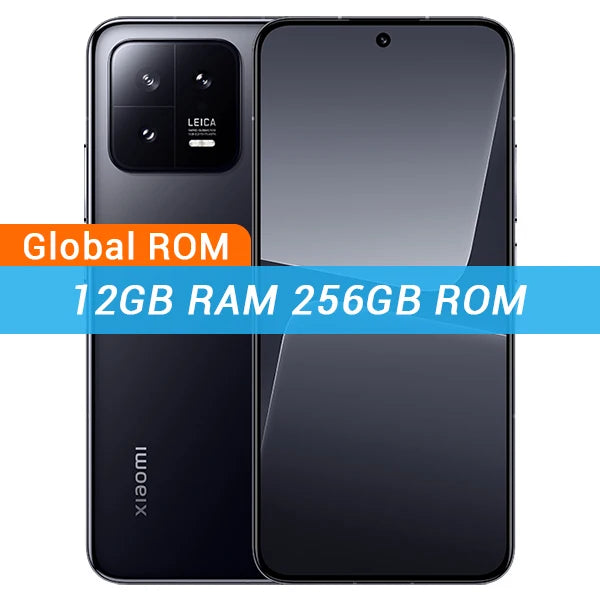 Xiaomi Mi 13 Global ROM Snapdragon 8 Gen 2 Cellphone 120Hz OLED Screen 50MP Leica Camera 67W Fast Charger IP68 MIUI 14