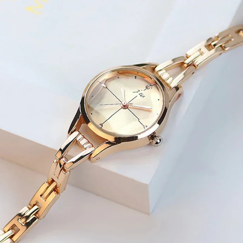 Luxury Bracelet Watch for Women Elegant Ladies Wrist Watches Rhinestone Simple Fashion Female Quartz Relogio Feminino No Box