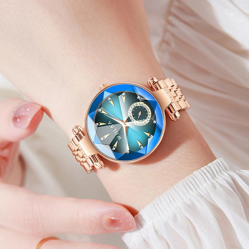 Luxury Rose Gold Ladies Dress Wrist Watches Women Watches Top Brand Quartz Wristwatches Female Clock relogio feminino