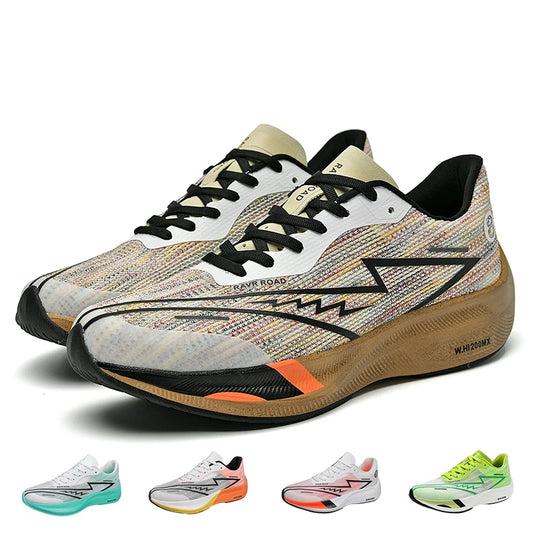 Sneaker Men New Full Palm Carbon Plate Running Shoes Marathon Racing Non-slip Shock-absorbing Sports Shoes Women Training Shoes