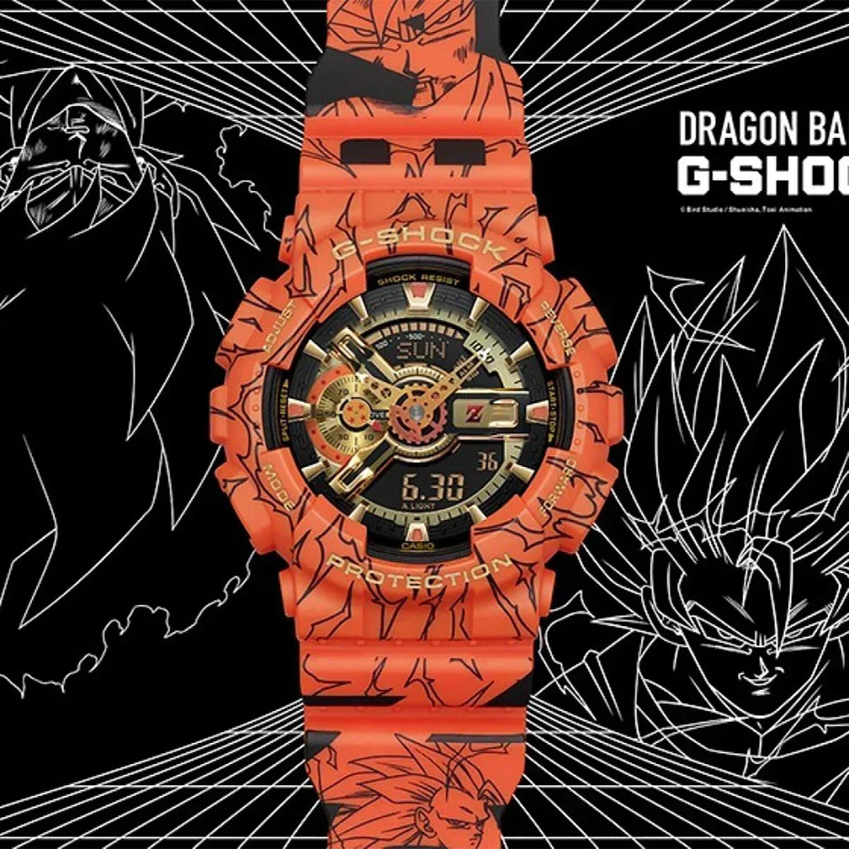 GA Watch Men's and Women's of Sports Electronic LED Multi 110 Functional Luxury Brand Watch