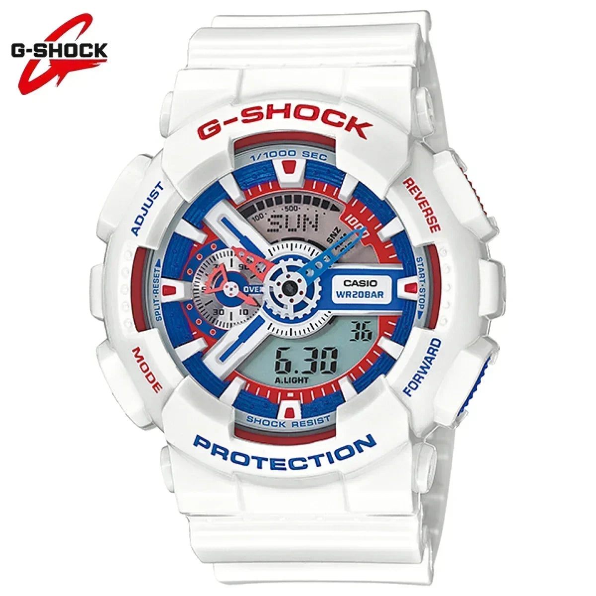 GA Watch Men's and Women's of Sports Electronic LED Multi 110 Functional Luxury Brand Watch