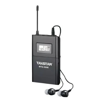 Hot selling TAKSTAR WTG-500 single receiving(including earphone)Wireless tour guide system receiver only+in ear earphone
